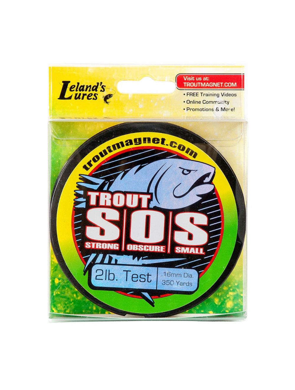 Trout Magnet S.O.S. Fishing Line, 350yd (2lb, 4lb, 6lb Test)