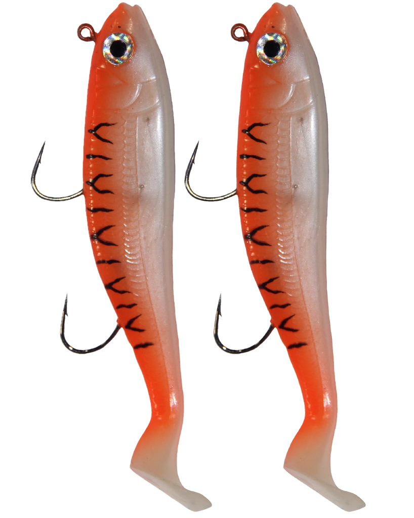 Lighthouse Lures Max Shad 6oz Swimtail White Line
