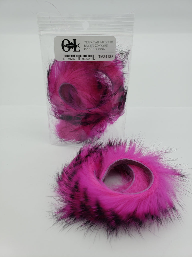 OFishL Tiger Tail Magnum Rabbit Zonkers – Sea-Run Fly & Tackle