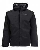 Black jacket with a hood on a white background