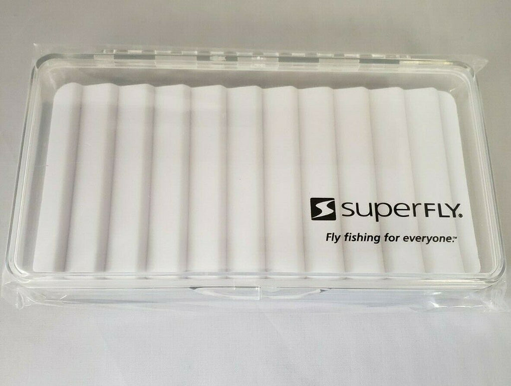 SUPERFLY CLEAR RIPPLE FLY BOX medium