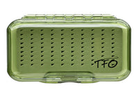 Temple Fork Outfitters Single Sided Waterproof Olive Fly Box