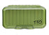 Temple Fork Outfitters Single-Sided Water Proof Olive Fly Box Ripple Foam