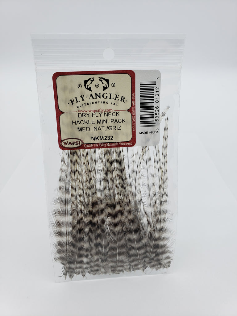 Wapsi Dry Fly Neck Hackle Mini Pack